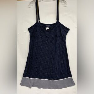 Simply Vera Wang Black and Gray Mini Dress/Nightie/Loungewear /poolside